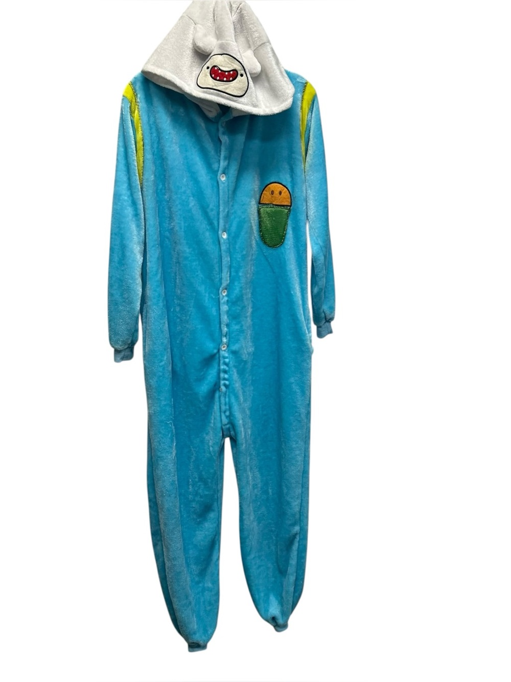 Adventure Time Finn one piece pajama costume suit size XL cosplay